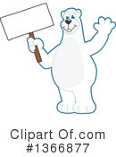 Polar Bear School Mascot Clipart #1366877 by Mascot Junction