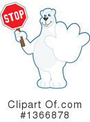 Polar Bear School Mascot Clipart #1366878 by Mascot Junction