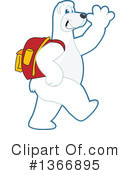 Polar Bear School Mascot Clipart #1366895 by Mascot Junction