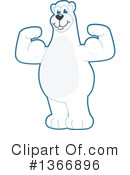 Polar Bear School Mascot Clipart #1366896 by Mascot Junction