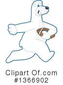 Polar Bear School Mascot Clipart #1366902 by Mascot Junction