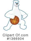 Polar Bear School Mascot Clipart #1366904 by Mascot Junction