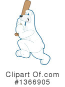 Polar Bear School Mascot Clipart #1366905 by Mascot Junction