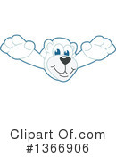 Polar Bear School Mascot Clipart #1366906 by Mascot Junction
