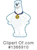 Polar Bear School Mascot Clipart #1366910 by Mascot Junction