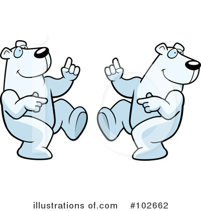 Royalty-Free (RF) Polar Bears Clipart Illustration by Cory Thoman - Stock Sample #102662