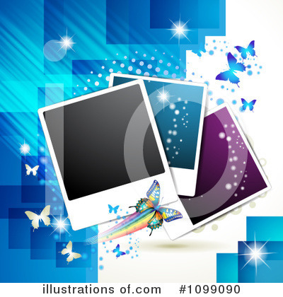 Royalty-Free (RF) Polaroids Clipart Illustration by merlinul - Stock Sample #1099090