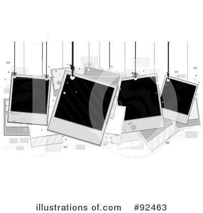 Royalty-Free (RF) Polaroids Clipart Illustration by BNP Design Studio - Stock Sample #92463