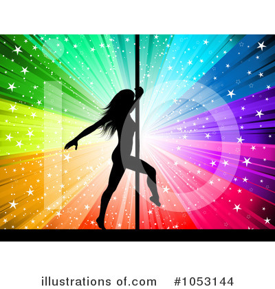 Royalty-Free (RF) Pole Dancer Clipart Illustration by KJ Pargeter - Stock Sample #1053144