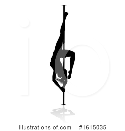 Royalty-Free (RF) Pole Dancer Clipart Illustration by AtStockIllustration - Stock Sample #1615035