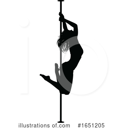 Royalty-Free (RF) Pole Dancer Clipart Illustration by AtStockIllustration - Stock Sample #1651205
