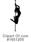 Pole Dancer Clipart #1651205 by AtStockIllustration