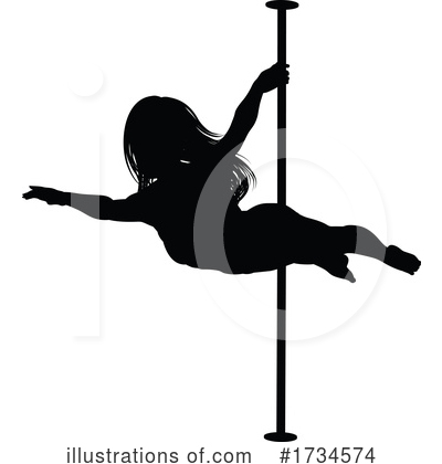 Royalty-Free (RF) Pole Dancer Clipart Illustration by AtStockIllustration - Stock Sample #1734574