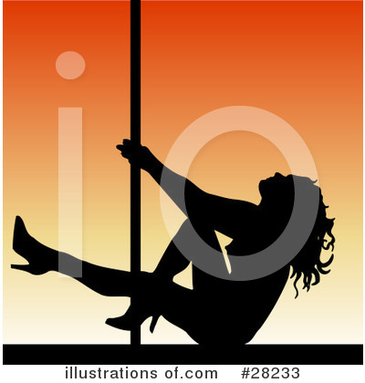 Royalty-Free (RF) Pole Dancer Clipart Illustration by KJ Pargeter - Stock Sample #28233