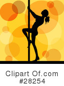 Pole Dancer Clipart #28254 by KJ Pargeter