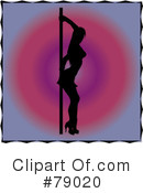 Pole Dancer Clipart #79020 by Pams Clipart