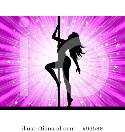 Royalty-Free (RF) Pole Dancer Clipart Illustration by KJ Pargeter - Stock Sample #93588