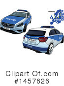 Police Car Clipart #1457626 by dero