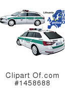 Police Car Clipart #1458688 by dero