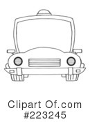 Police Car Clipart #223245 by Hit Toon