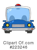 Police Car Clipart #223246 by Hit Toon