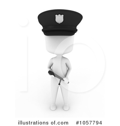 Royalty-Free (RF) Police Clipart Illustration by BNP Design Studio - Stock Sample #1057794