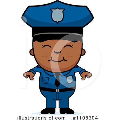 Royalty-Free (RF) Police Clipart Illustration by Cory Thoman - Stock Sample #1108304