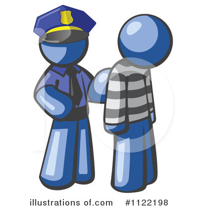 Royalty-Free (RF) Police Clipart Illustration by Leo Blanchette - Stock Sample #1122198