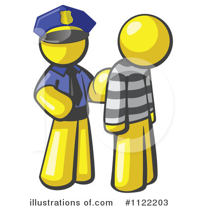 Royalty-Free (RF) Police Clipart Illustration by Leo Blanchette - Stock Sample #1122203