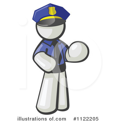 Royalty-Free (RF) Police Clipart Illustration by Leo Blanchette - Stock Sample #1122205