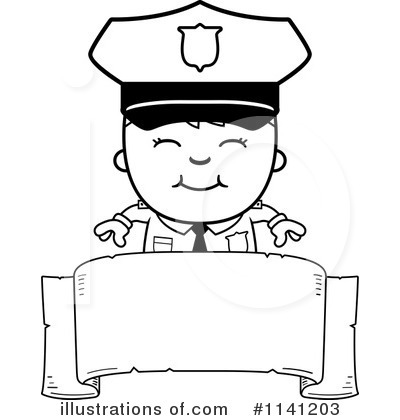 Royalty-Free (RF) Police Clipart Illustration by Cory Thoman - Stock Sample #1141203
