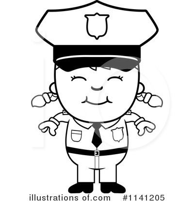Royalty-Free (RF) Police Clipart Illustration by Cory Thoman - Stock Sample #1141205