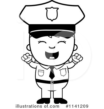 Royalty-Free (RF) Police Clipart Illustration by Cory Thoman - Stock Sample #1141209