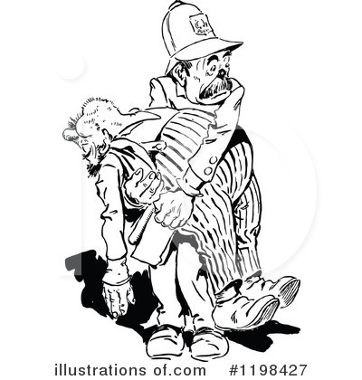 Royalty-Free (RF) Police Clipart Illustration by Prawny Vintage - Stock Sample #1198427