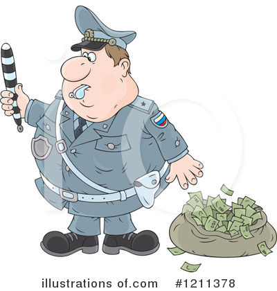 Police Officer Clipart #1211378 by Alex Bannykh