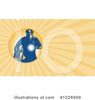 Royalty-Free (RF) Police Clipart Illustration by patrimonio - Stock Sample #1226909