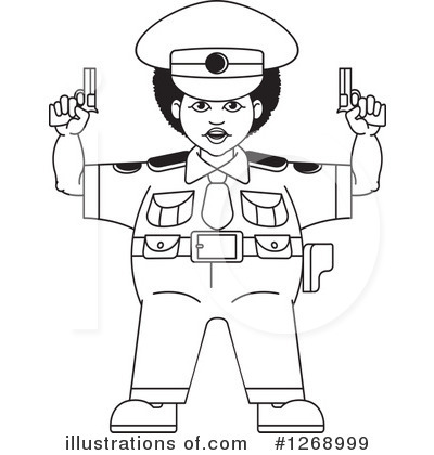 Royalty-Free (RF) Police Clipart Illustration by Lal Perera - Stock Sample #1268999