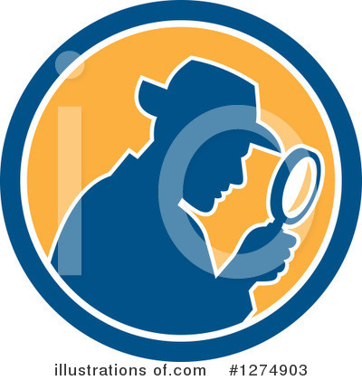Magnifying Glass Clipart #1274903 by patrimonio
