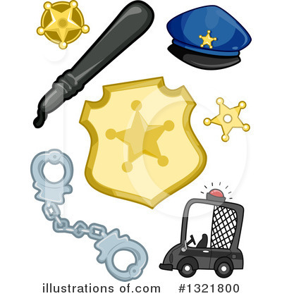 Royalty-Free (RF) Police Clipart Illustration by BNP Design Studio - Stock Sample #1321800