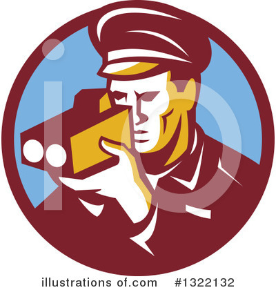 Royalty-Free (RF) Police Clipart Illustration by patrimonio - Stock Sample #1322132