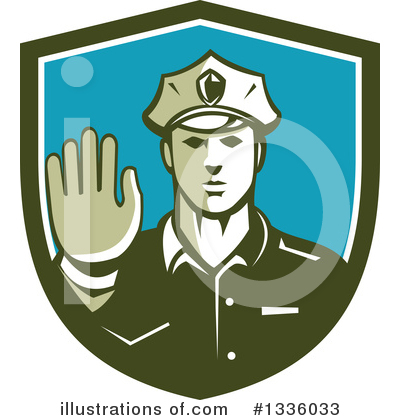 Policeman Clipart #1336033 by patrimonio