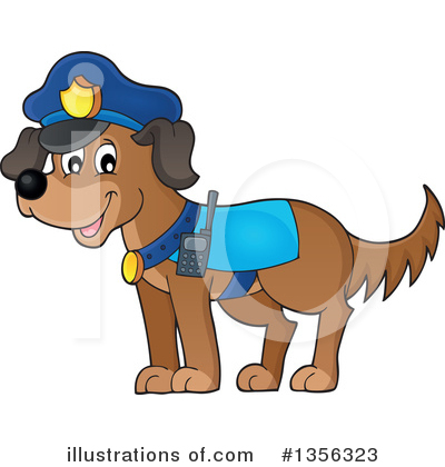 Royalty-Free (RF) Police Clipart Illustration by visekart - Stock Sample #1356323