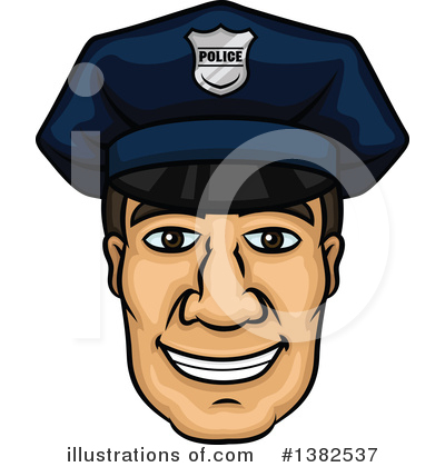 Royalty-Free (RF) Police Clipart Illustration by Vector Tradition SM - Stock Sample #1382537