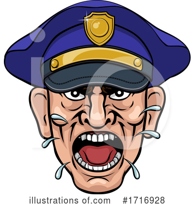 Royalty-Free (RF) Police Clipart Illustration by AtStockIllustration - Stock Sample #1716928
