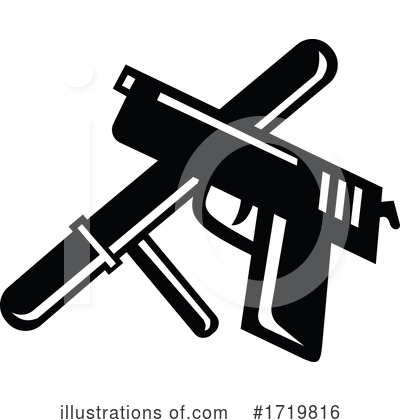 Pistol Clipart #1719816 by patrimonio
