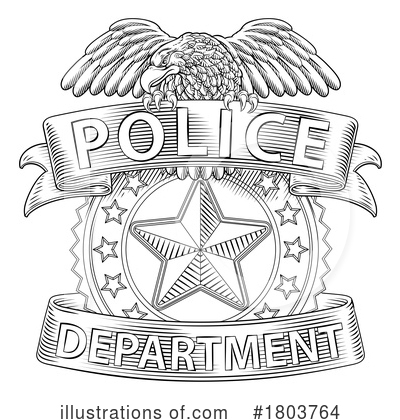 Royalty-Free (RF) Police Clipart Illustration by AtStockIllustration - Stock Sample #1803764