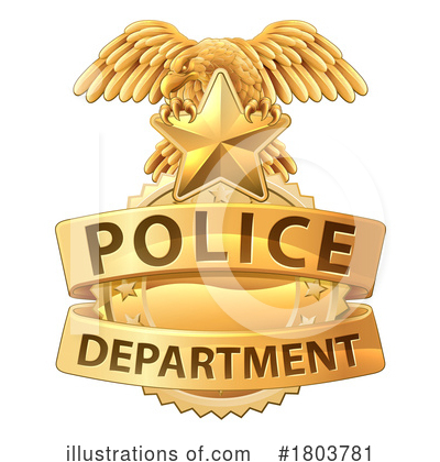 Royalty-Free (RF) Police Clipart Illustration by AtStockIllustration - Stock Sample #1803781