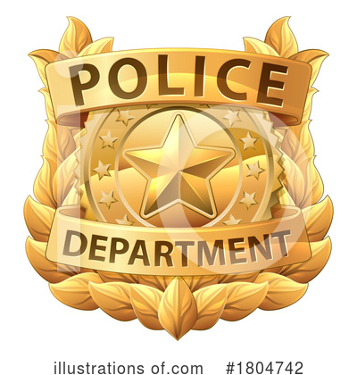Royalty-Free (RF) Police Clipart Illustration by AtStockIllustration - Stock Sample #1804742