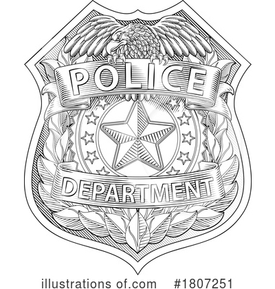Royalty-Free (RF) Police Clipart Illustration by AtStockIllustration - Stock Sample #1807251