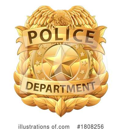 Royalty-Free (RF) Police Clipart Illustration by AtStockIllustration - Stock Sample #1808256